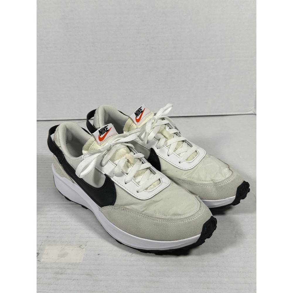 Nike Waffle Debut Mens White Black Retro Running Shoes DH9522-103 Size 10